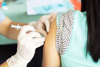 Currently, approximately 60% of adolescent girls and 40% of adolescent boys receive the first dose, with approximately 20% of both groups failing to return for the second dose. Currently, approximately 60% of adolescent girls and 40% of adolescent boys receive the first dose, with approximately 20% of both groups failing to return for the second dose.