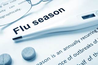 The percentage of outpatient visits that were for influenza-like illness rose sharply in late 2017 to 7.7% in early February. The percentage of outpatient visits that were for influenza-like illness rose sharply in late 2017 to 7.7% in early February.